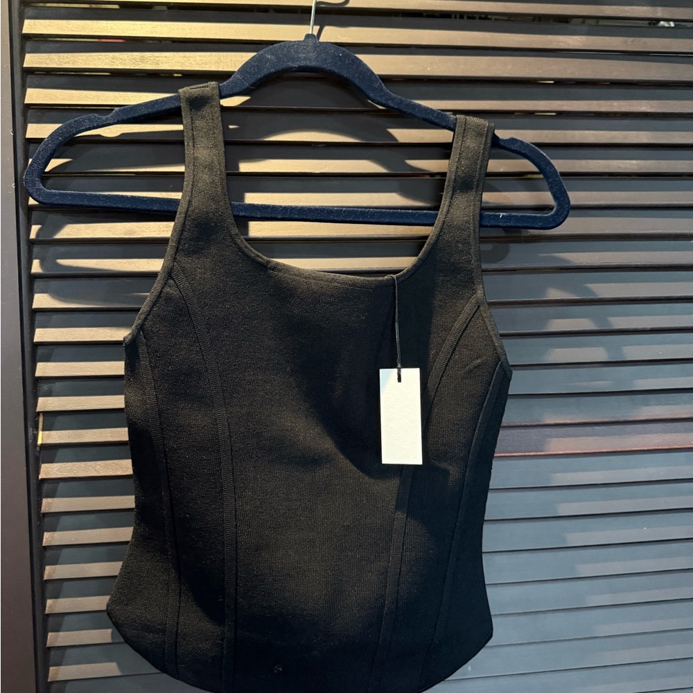 Babaton Black Tank Top